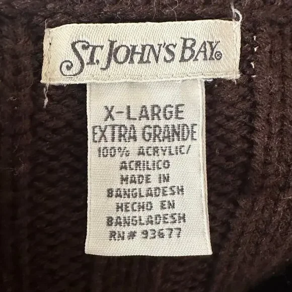 90s Cottage Fairy Embroidered floral Brown Zip up Cardigan - Picture 4 of 4